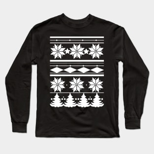 Classic Christmas Pattern Long Sleeve T-Shirt